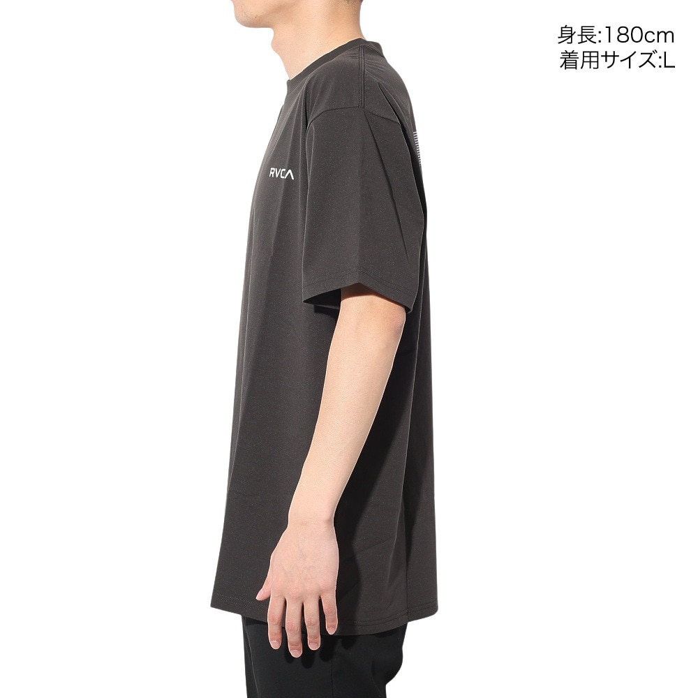 ルーカ（RVCA）（メンズ）半袖Tシャツ メンズ BALANCE INSTITUTE  ラッシュガード BD041264 PTK