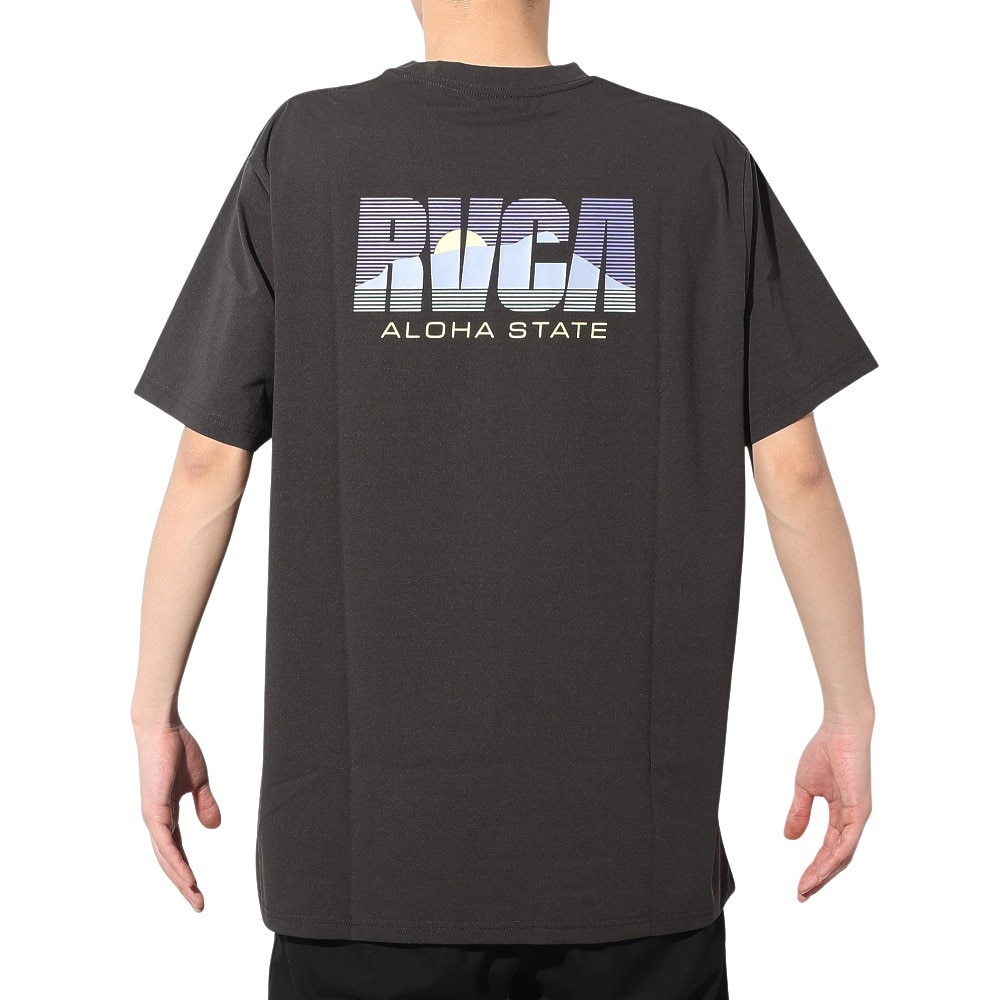 ルーカ（RVCA）（メンズ）半袖Tシャツ メンズ BALANCE INSTITUTE  ラッシュガード BD041264 PTK