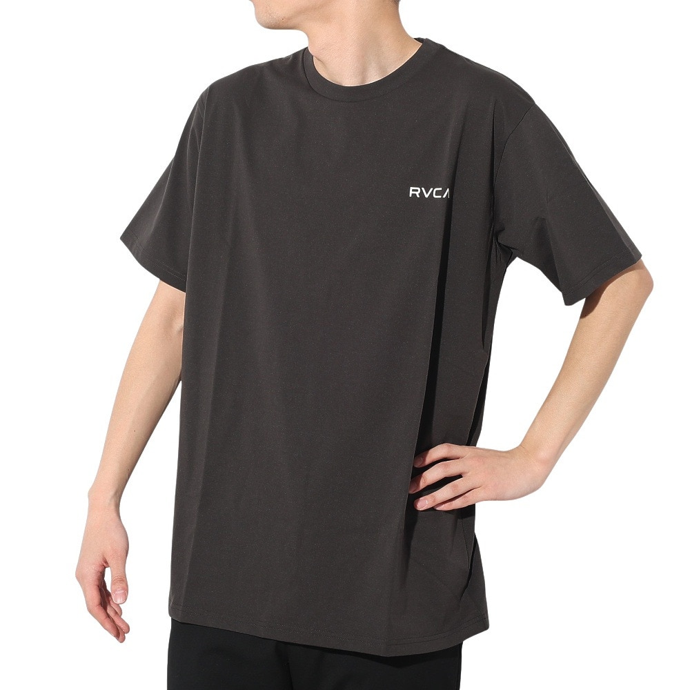 ルーカ（RVCA）（メンズ）半袖Tシャツ メンズ BALANCE INSTITUTE  ラッシュガード BD041264 PTK