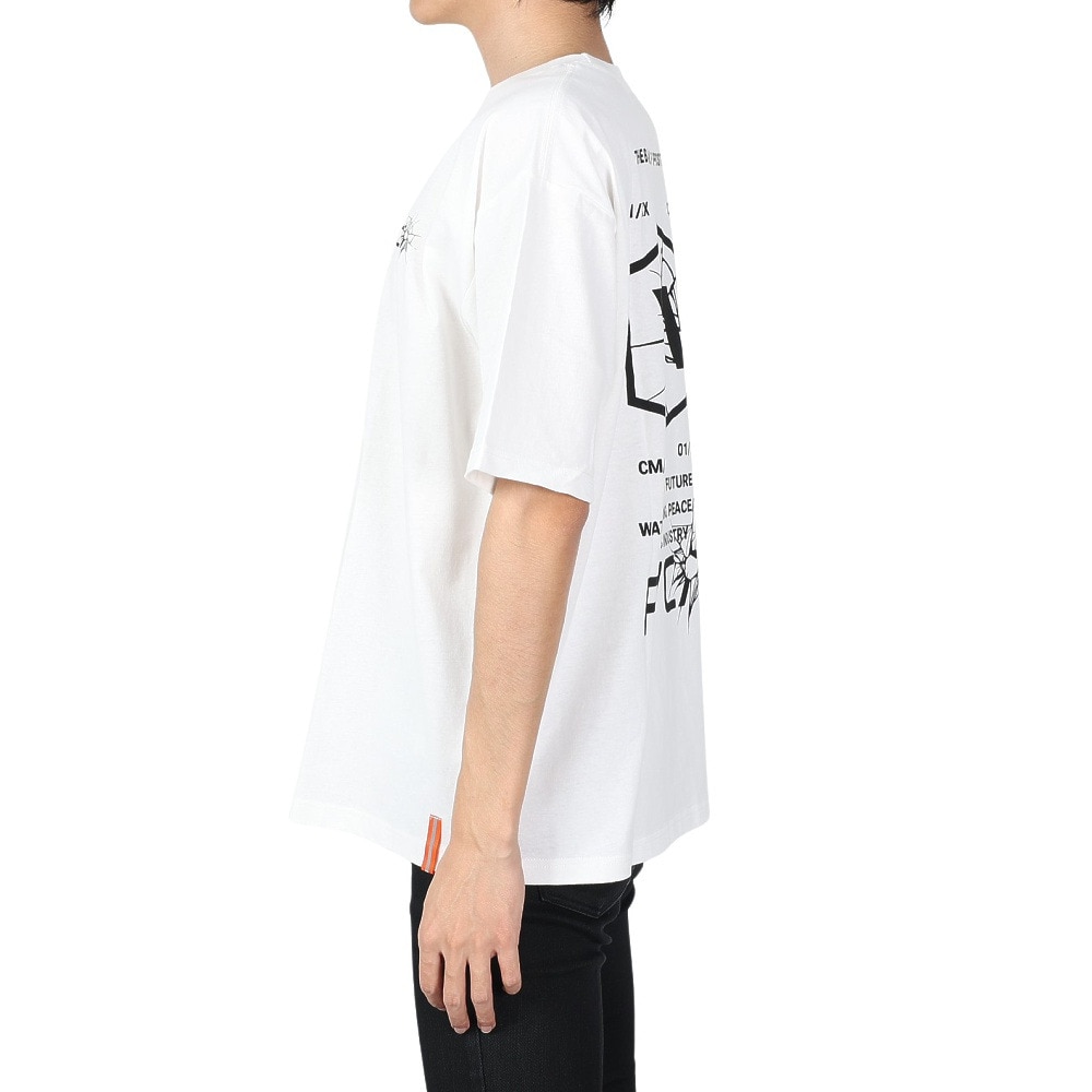 ルーカ（RVCA）（メンズ）半袖Tシャツ メンズ T ON HI VIS BLANK  BD041271 WHT