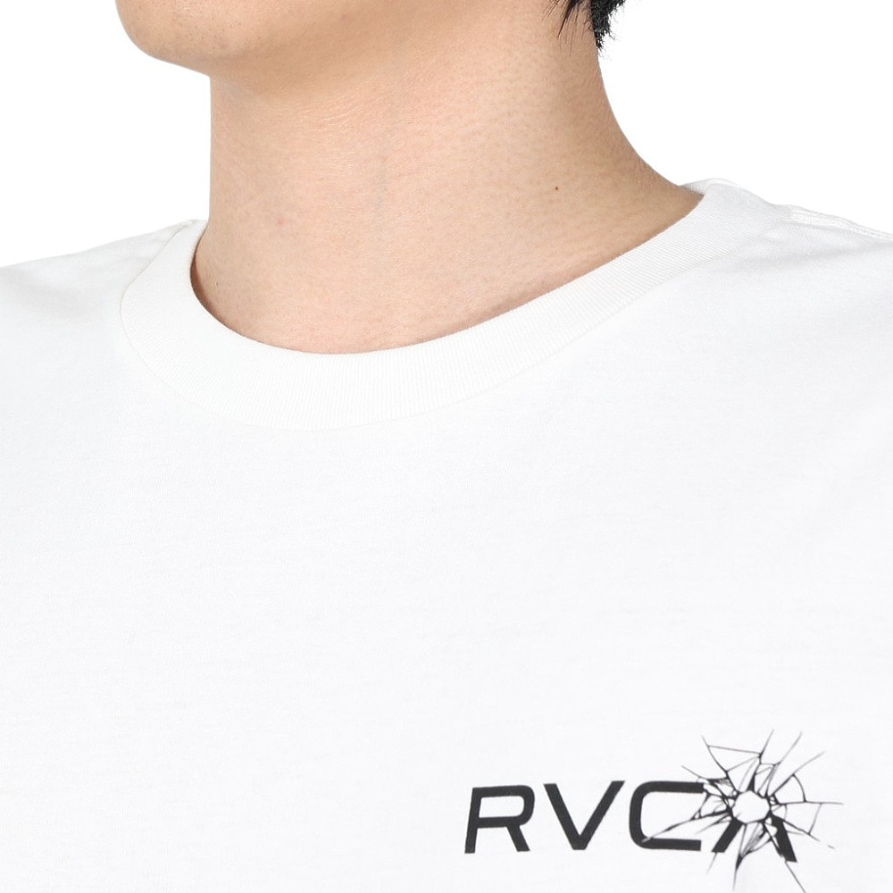 ルーカ（RVCA）（メンズ）半袖Tシャツ メンズ T ON HI VIS BLANK  BD041271 WHT