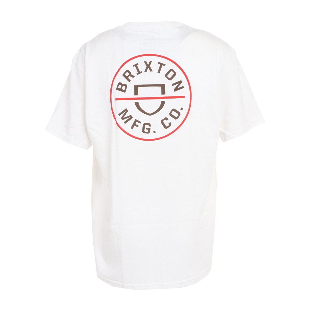 ブリクストン（BRIXTON）（メンズ）半袖Tシャツ メンズ クレスト 23-154