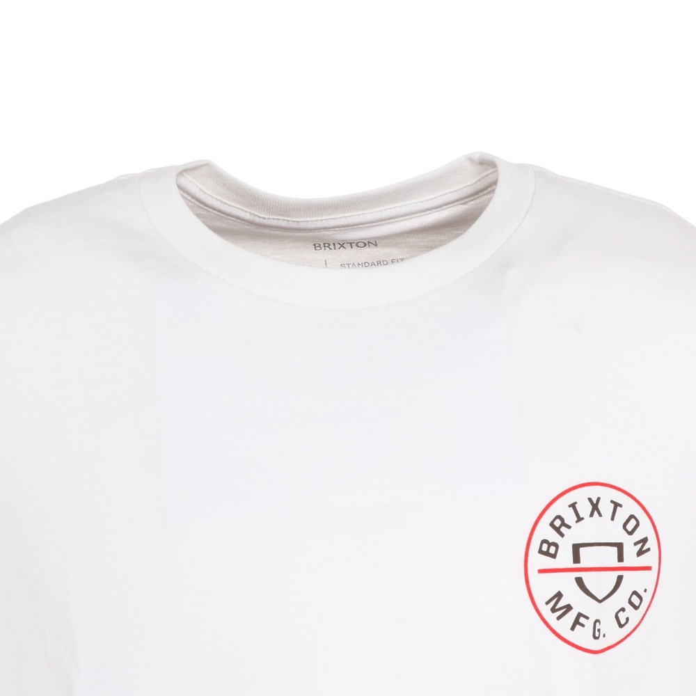 ブリクストン（BRIXTON）（メンズ）半袖Tシャツ メンズ クレスト 23-154