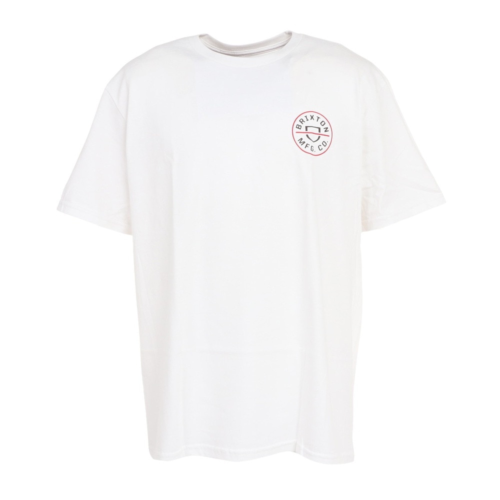 ブリクストン（BRIXTON）（メンズ）半袖Tシャツ メンズ クレスト 23-154