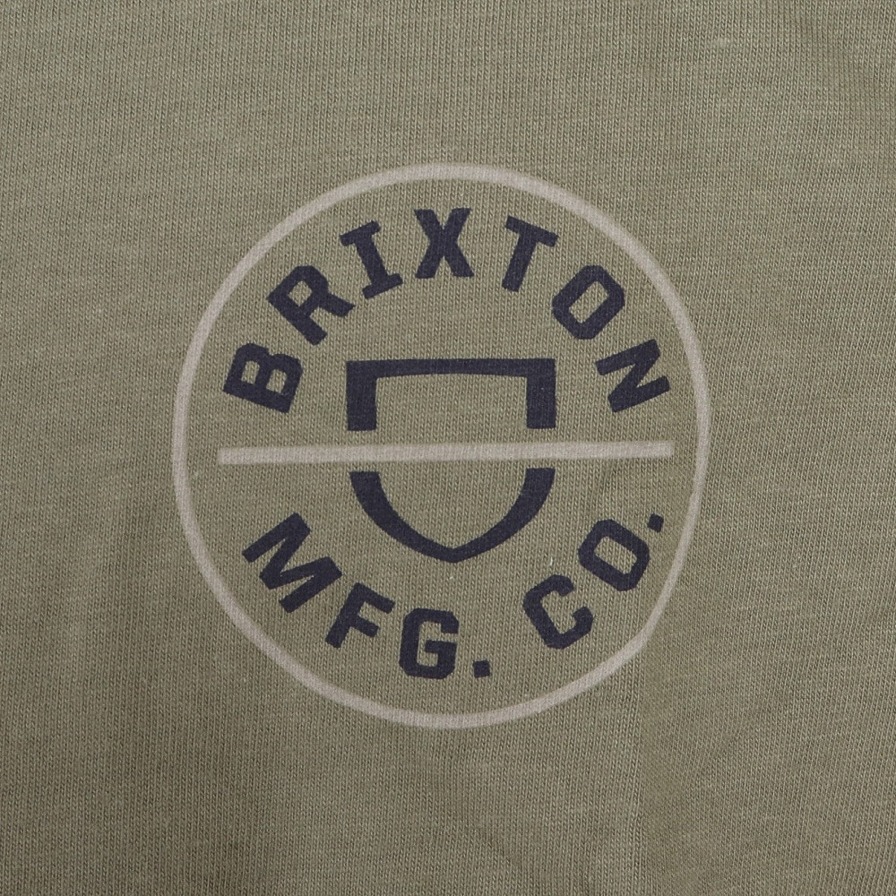 ブリクストン（BRIXTON）（メンズ）半袖Tシャツ メンズ クレスト 23-156