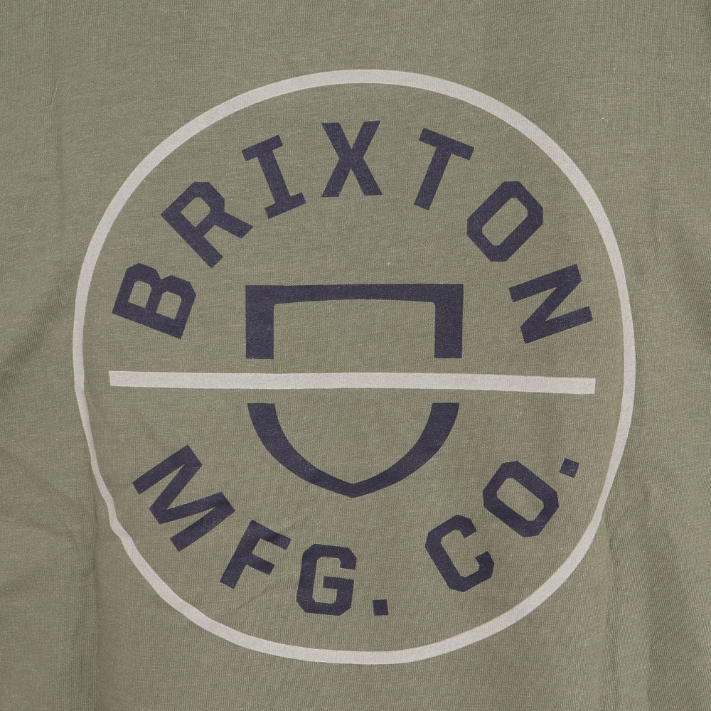 ブリクストン（BRIXTON）（メンズ）半袖Tシャツ メンズ クレスト 23-156