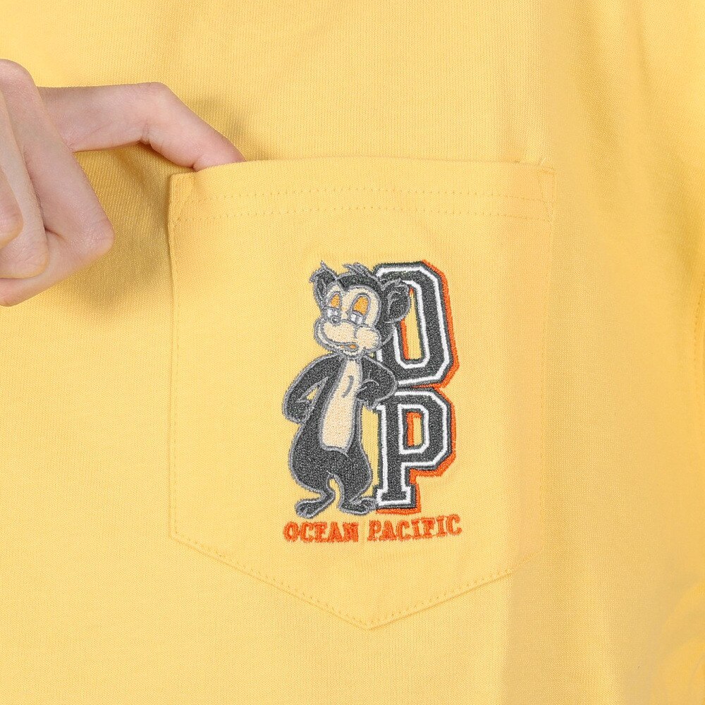オーシャンパシフィック（Ocean Pacific）（メンズ）モンキー ポケット付半袖Tシャツ 514501YEL