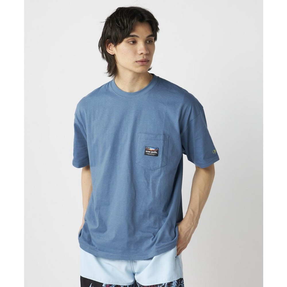 オーシャンパシフィック（Ocean Pacific）（メンズ）バックプリント 半袖Tシャツ 514502BLU