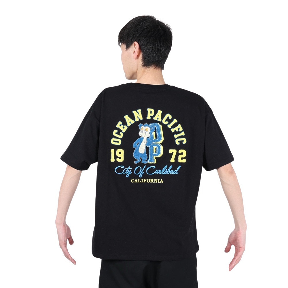 オーシャンパシフィック（Ocean Pacific）（メンズ）バックモンキー 半袖Tシャツ 514505BLK