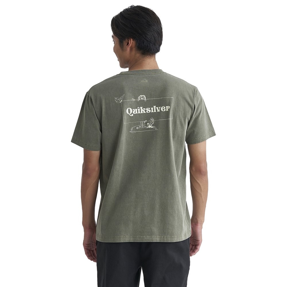 クイックシルバー（Quiksilver）（メンズ）JUNGLE MAN 半袖Tシャツ 24SPQST241004OLV