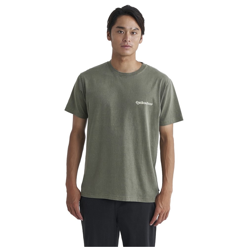 クイックシルバー（Quiksilver）（メンズ）tシャツ 半袖 オリーブ JUNGLE MAN 半袖Tシャツ 24SPQST241004OLV