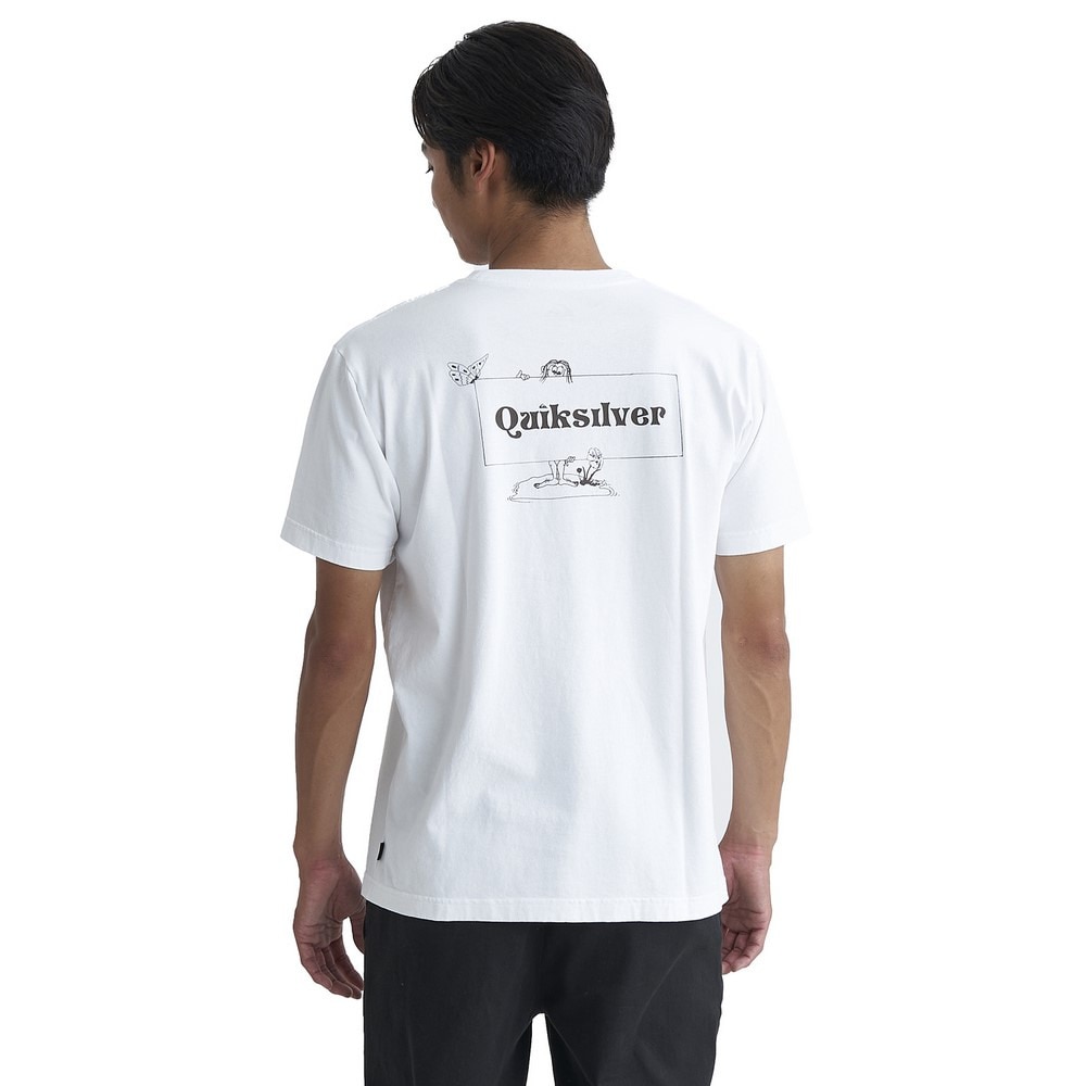 クイックシルバー（Quiksilver）（メンズ）tシャツ 半袖 ホワイト 白 JUNGLE MAN 半袖Tシャツ 24SPQST241004WHT