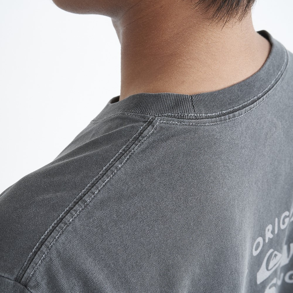 クイックシルバー（Quiksilver）（メンズ）tシャツ 半袖 チャコールグレー RADE SMITH 半袖Tシャツ 24SPQST241007CHC MENS