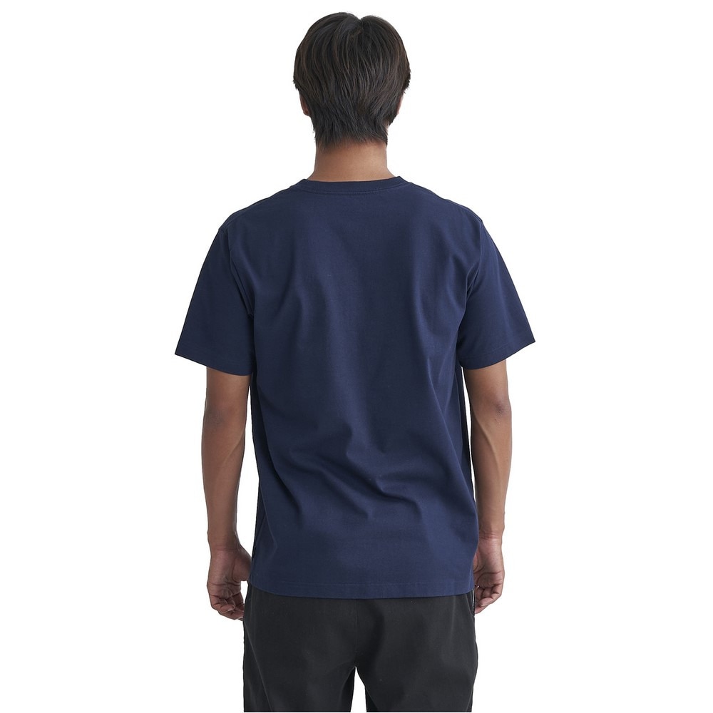 クイックシルバー（Quiksilver）（メンズ）tシャツ 半袖 ネイビー CLICKER LOGO DNA 半袖Tシャツ 24SPQST241014NVY