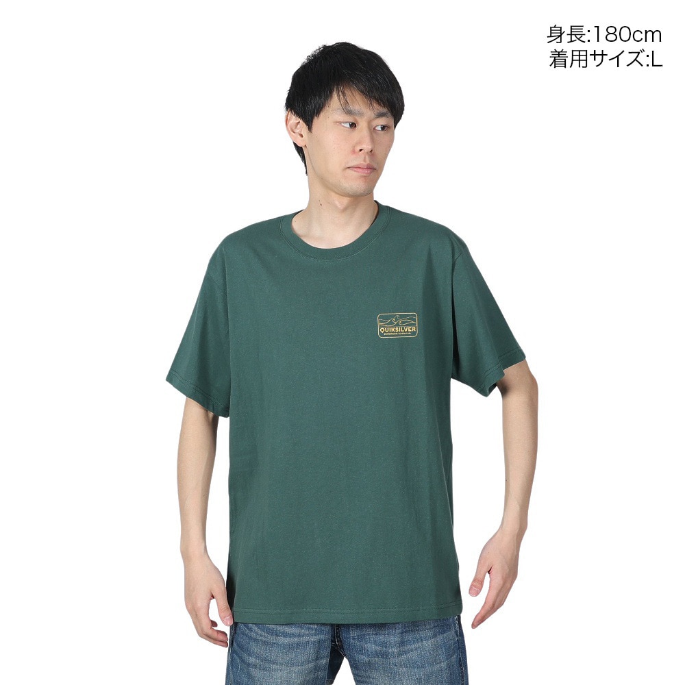 クイックシルバー（Quiksilver）（メンズ）KUNAC ST 半袖Tシャツ 24SPQST241603YGRN