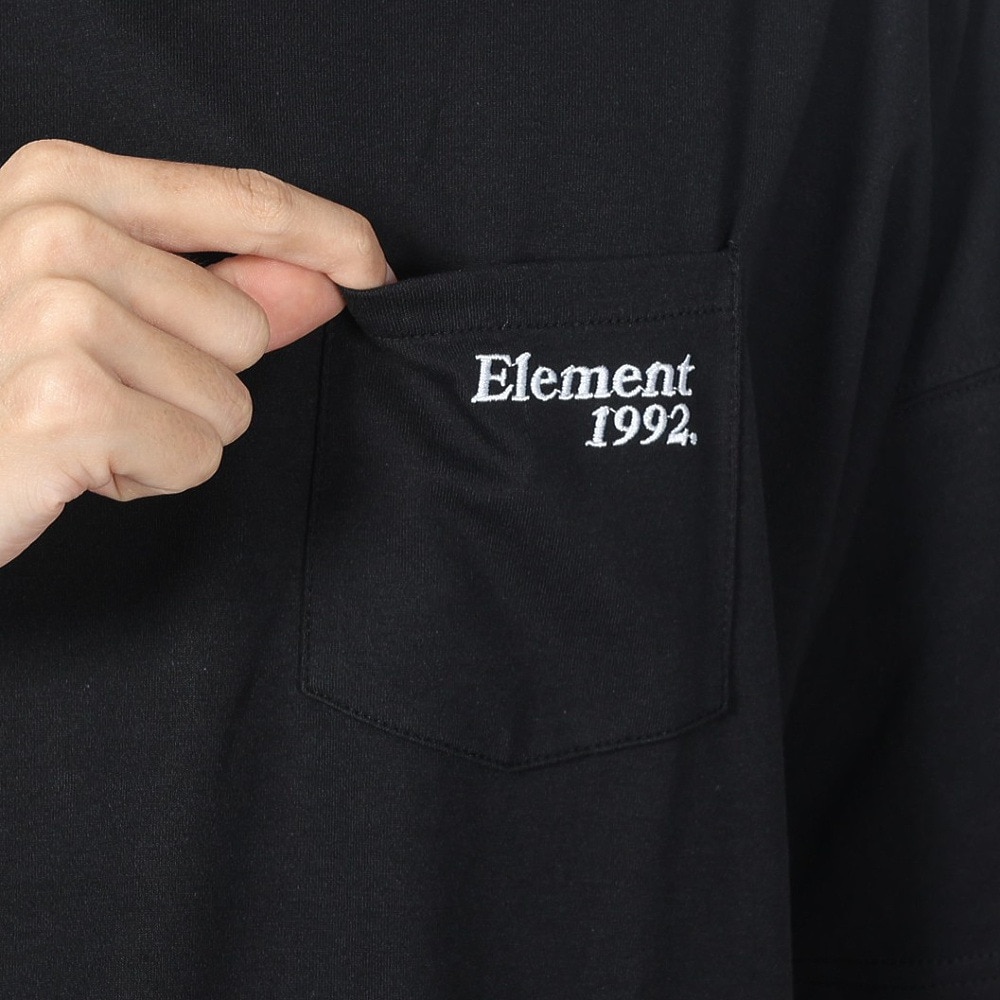 エレメント（ELEMENT）（メンズ）TOUGH POCK ショートスリーブ Tシャツ BE021200 FBK