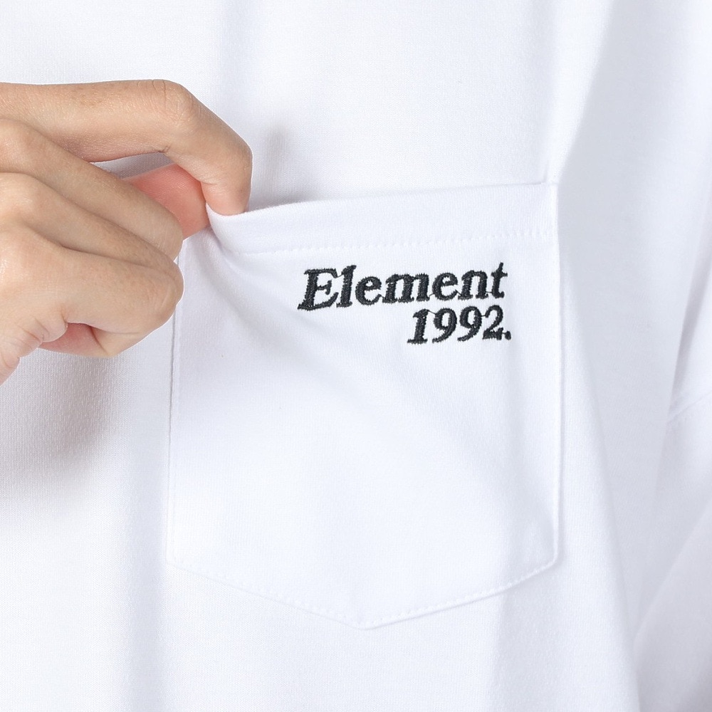 エレメント（ELEMENT）（メンズ）TOUGH POCK ショートスリーブ Tシャツ BE021200 WHT