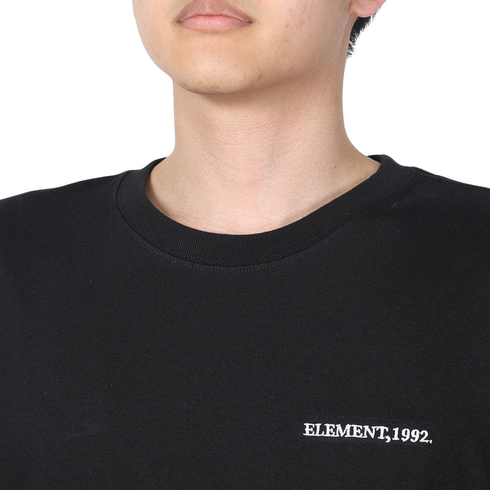エレメント（ELEMENT）（メンズ）EQUIPMENT ショートスリーブ Tシャツ BE021224 FBK