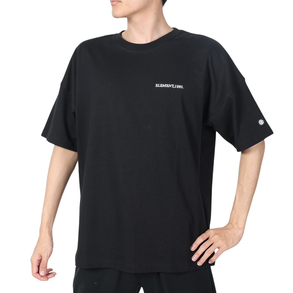 エレメント（ELEMENT）（メンズ）EQUIPMENT ショートスリーブ Tシャツ BE021224 FBK