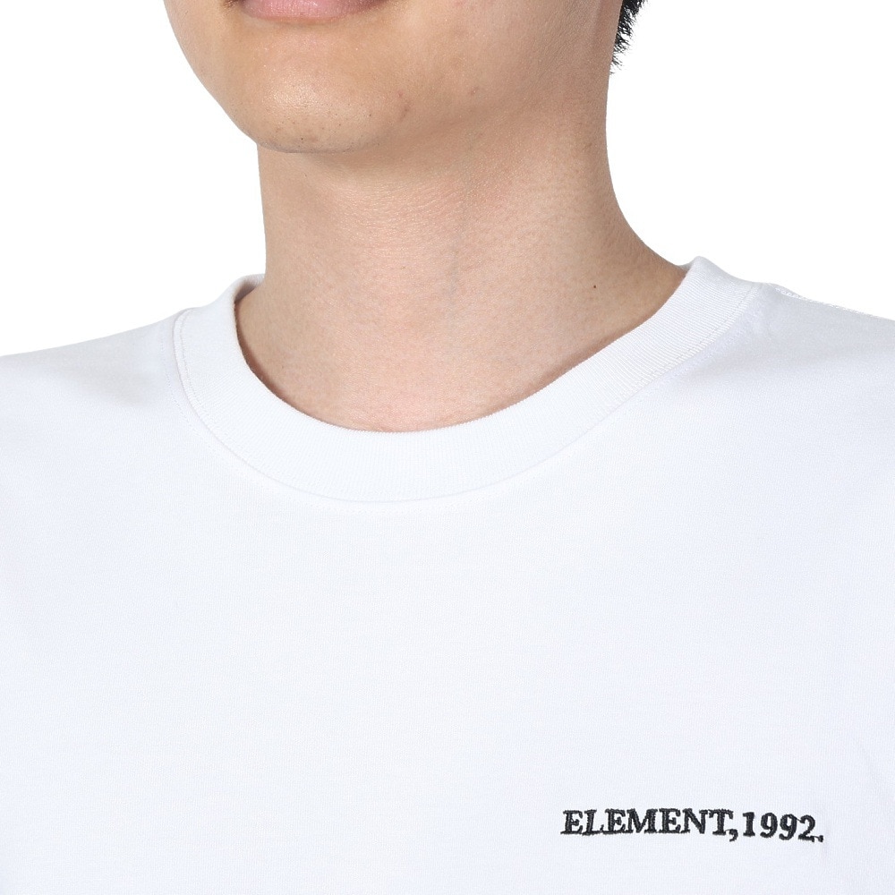 エレメント（ELEMENT）（メンズ）EQUIPMENT ショートスリーブ Tシャツ BE021224 WHT