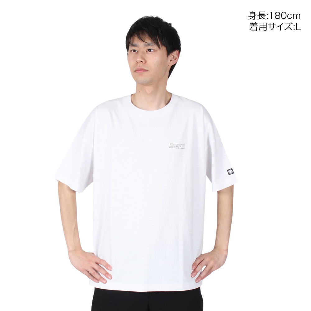 エレメント（ELEMENT）（メンズ）SEALERS ショートスリーブ Tシャツ BE021250 WHT