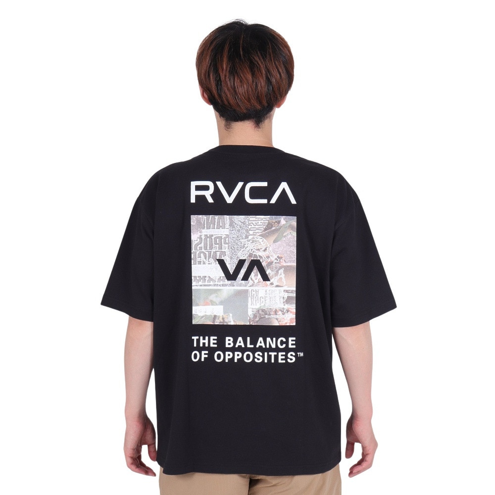 ルーカ（RVCA）（メンズ）THRASHED BOX 半袖Tシャツ BE041224 BLK