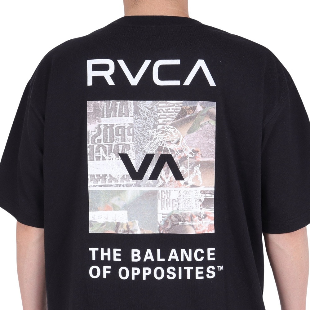 ルーカ（RVCA）（メンズ）THRASHED BOX 半袖Tシャツ BE041224 BLK
