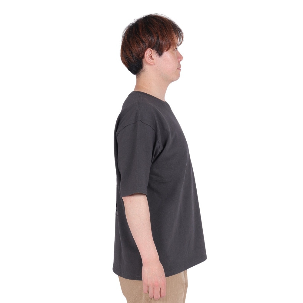 ルーカ（RVCA）（メンズ）tシャツ 半袖 グレー THRASHED BOX 半袖Tシャツ BE041224 PTK