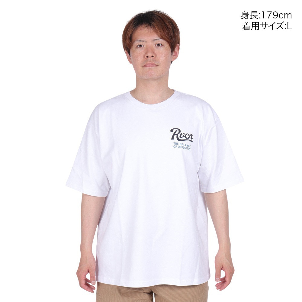 ルーカ（RVCA）（メンズ）tシャツ 半袖 ホワイト 白 PENNANTAN 半袖Tシャツ BE041227 WHT