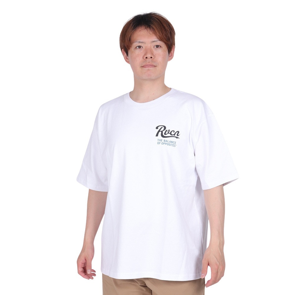 ルーカ（RVCA）（メンズ）tシャツ 半袖 ホワイト 白 PENNANTAN 半袖Tシャツ BE041227 WHT