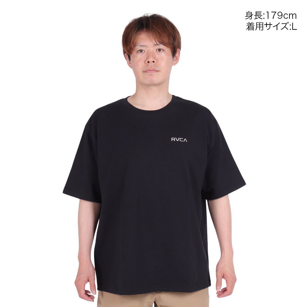 ルーカ（RVCA）（メンズ）BILL BOARD 半袖Tシャツ BE041238 BLK tシャツ 半袖 ブラック 黒 