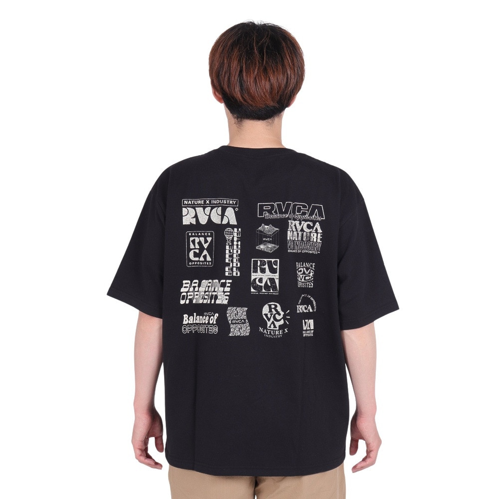 ルーカ（RVCA）（メンズ）BILL BOARD 半袖Tシャツ BE041238 BLK tシャツ 半袖 ブラック 黒 