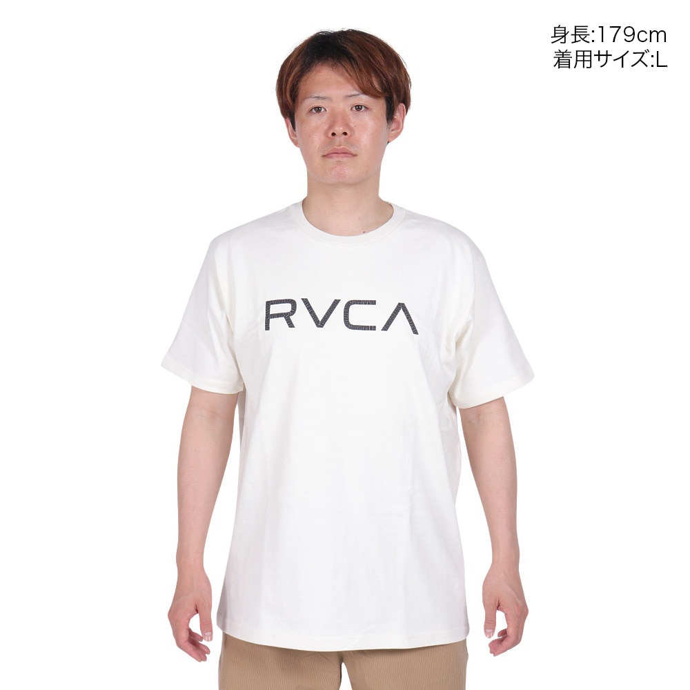 ルーカ（RVCA）（メンズ）BIGRVCA VTG RED STCH 半袖Tシャツ BE041241 ANW