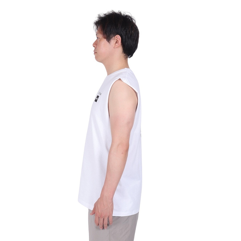 ルーカ（RVCA）（メンズ）UP STATE CUTOFF タンクトップ BE041352 WHT