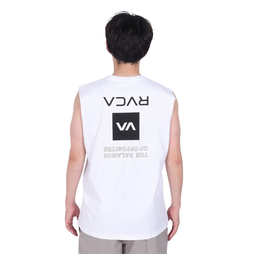 ルーカ（RVCA）（メンズ）UP STATE CUTOFF タンクトップ BE041352 WHT