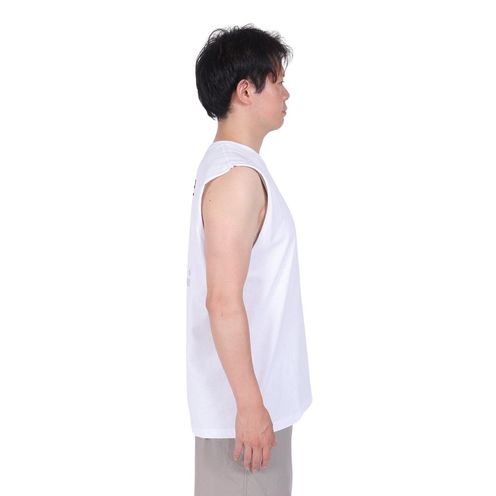 ルーカ（RVCA）（メンズ）UP STATE CUTOFF タンクトップ BE041352 WHT