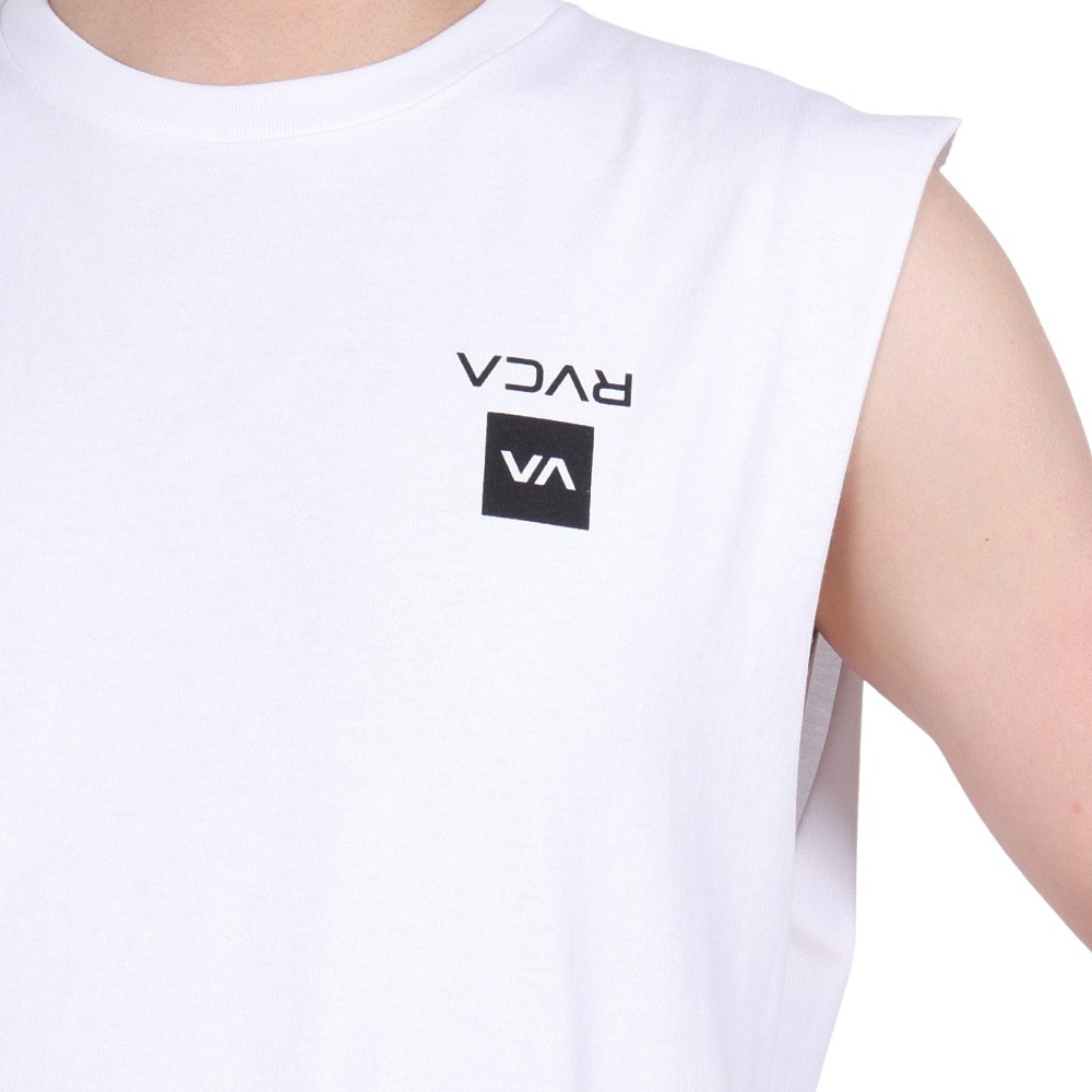 ルーカ（RVCA）（メンズ）UP STATE CUTOFF タンクトップ BE041352 WHT