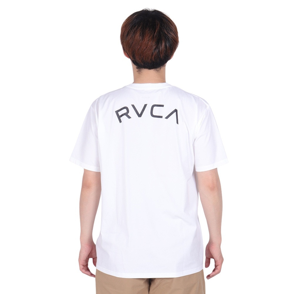 ルーカ（RVCA）（メンズ）ARCH RVCA SURF 半袖ラッシュガード BE041802 WHT