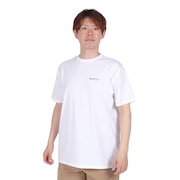 ルーカ（RVCA）（メンズ）ARCH RVCA SURF 半袖ラッシュガード BE041802 WHT