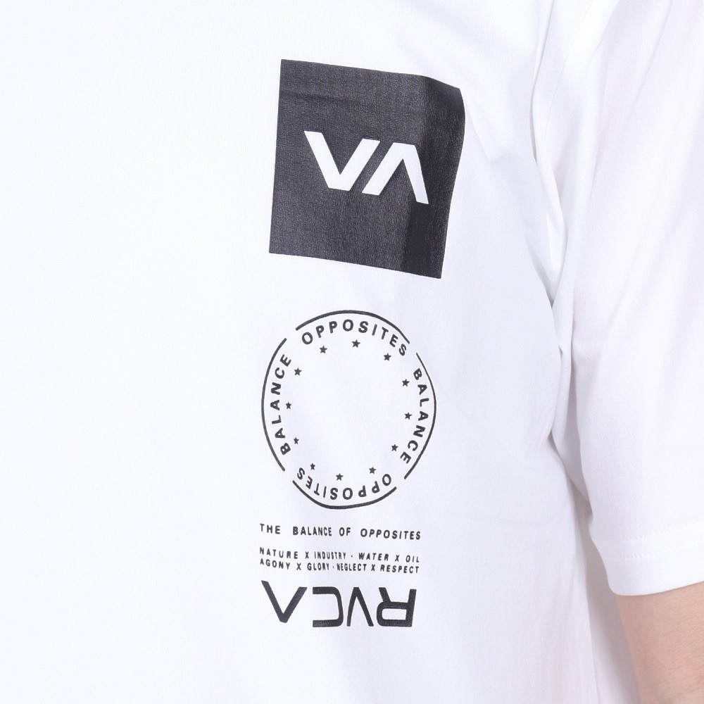 ルーカ（RVCA）（メンズ）VA VENT SURF 半袖ラッシュガード BE041804 WHT