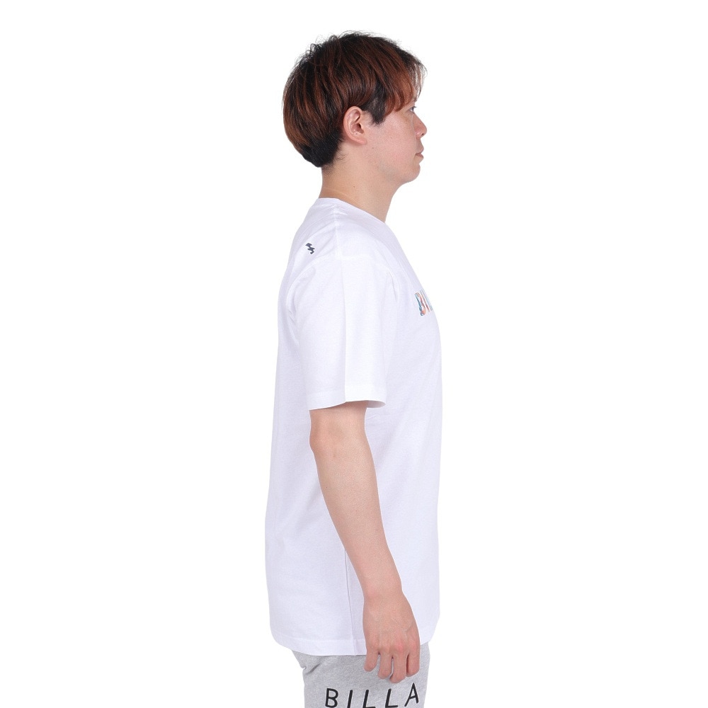 ビラボン（BILLABONG）（メンズ）UNITY LOGO クルーネックTシャツ BE011200 WHT