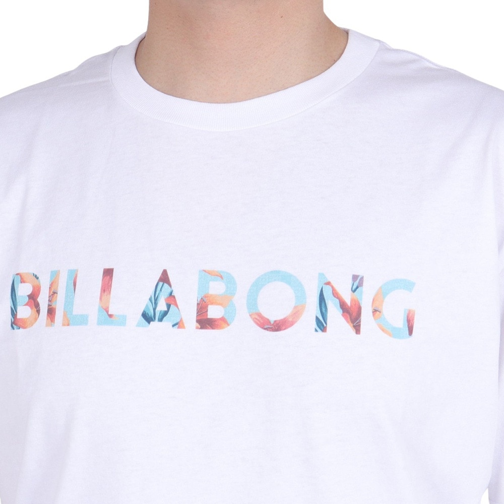 ビラボン（BILLABONG）（メンズ）UNITY LOGO クルーネックTシャツ BE011200 WHT