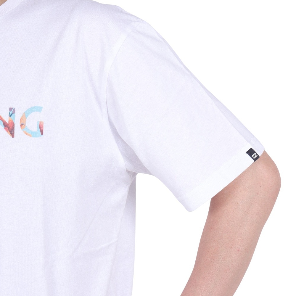 ビラボン（BILLABONG）（メンズ）UNITY LOGO クルーネックTシャツ BE011200 WHT