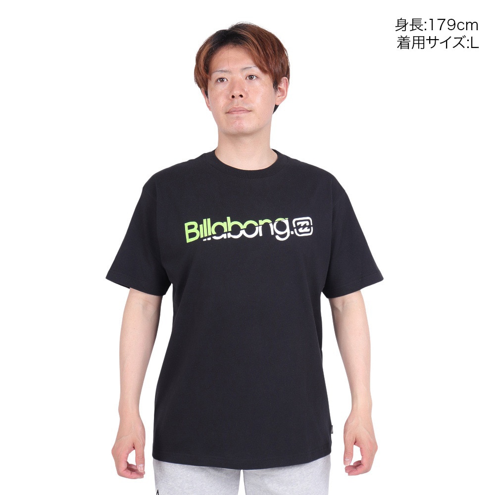 ビラボン（BILLABONG）（メンズ）SLICE ロゴTシャツ BE011208 BLK