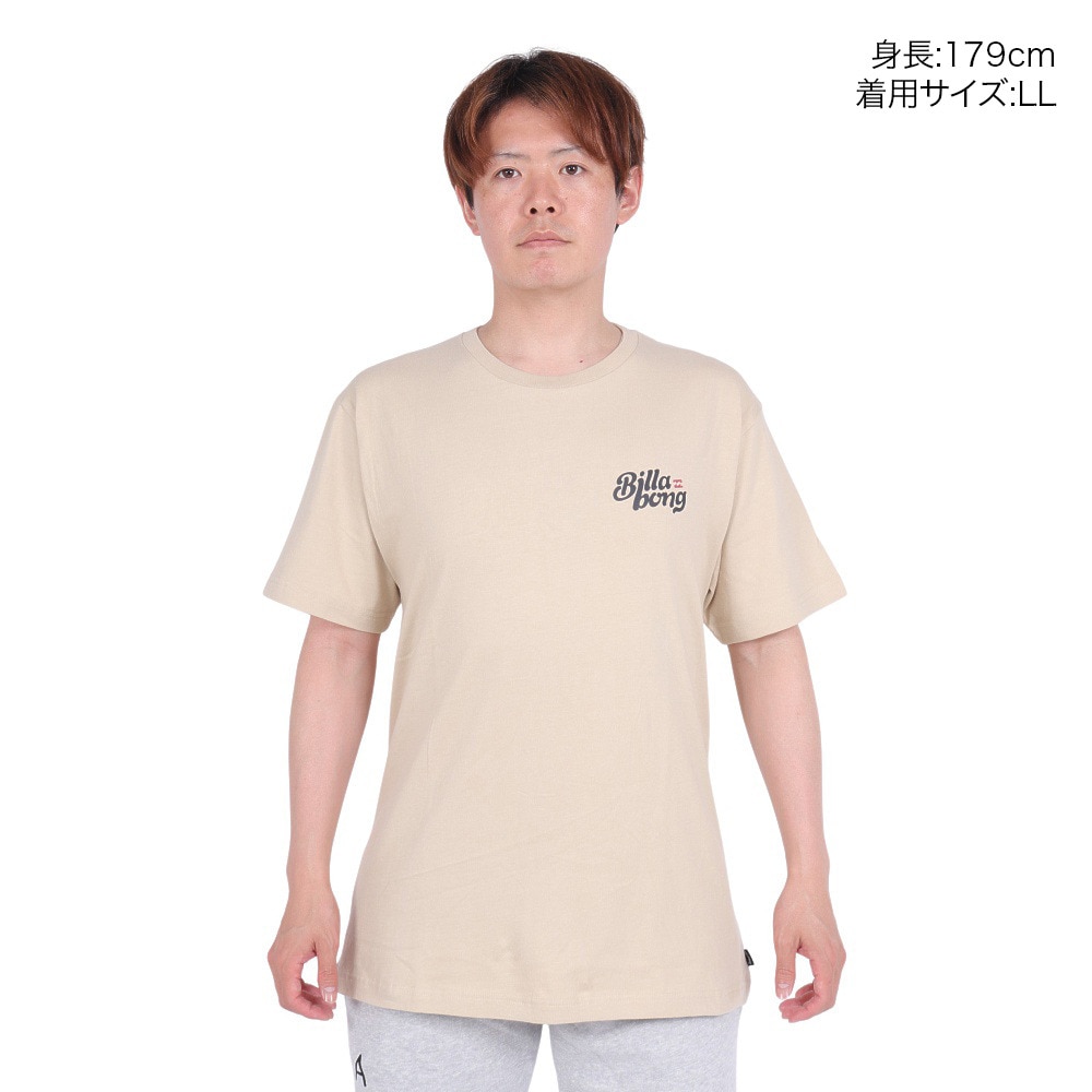 ビラボン（BILLABONG）（メンズ）CALI BEAR クルーネックTシャツ BE011223 SND