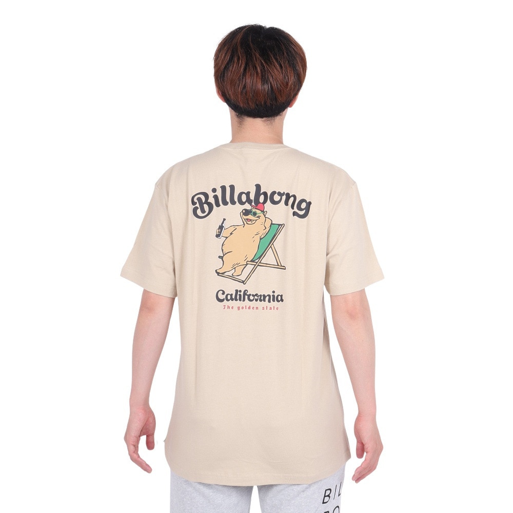 ビラボン（BILLABONG）（メンズ）CALI BEAR クルーネックTシャツ BE011223 SND