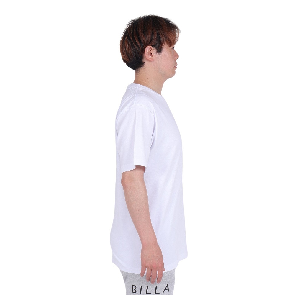 ビラボン（BILLABONG）（メンズ）CALI BEAR クルーネックTシャツ BE011223 WHT