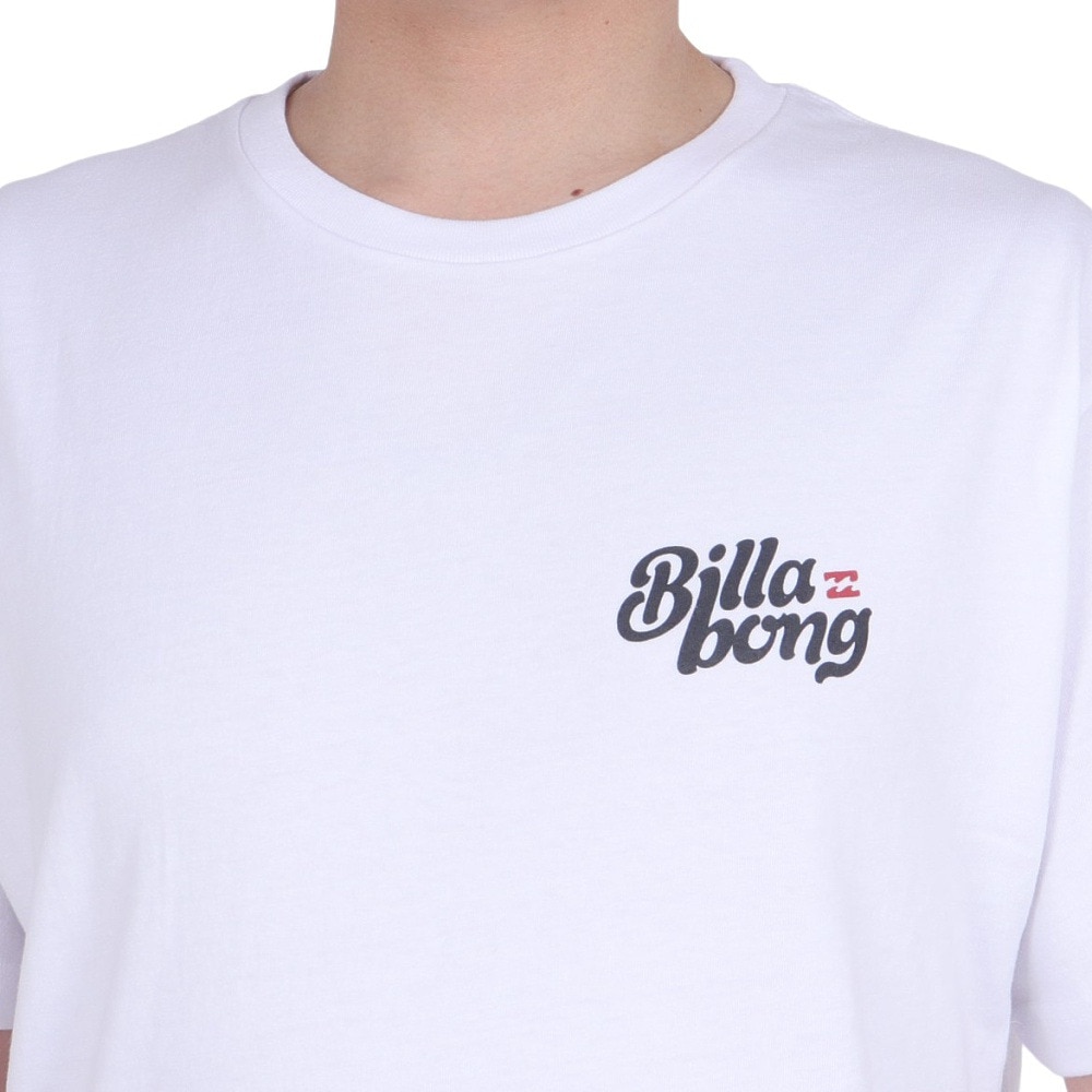 ビラボン（BILLABONG）（メンズ）CALI BEAR クルーネックTシャツ BE011223 WHT