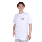 (メンズ)CALI BEAR クルーネックTシャツ BE011223 WHT