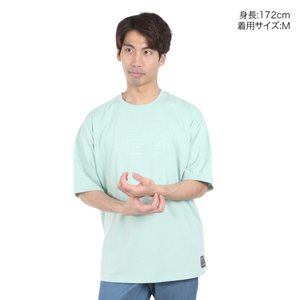 ライズ（RYZ）（メンズ）半袖Tシャツ RZ10CD24SS0014 MNT